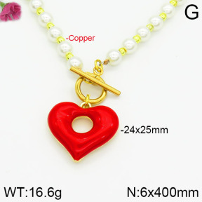 Fashion Copper Necklace  F2N300058abol-J50