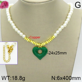 Fashion Copper Necklace  F2N300061bbov-J50