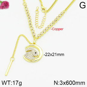 Fashion Copper Necklace  F2N400414bhbl-J50