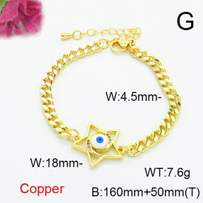 Fashion Copper Bracelet  F6B300784vbmb-L024
