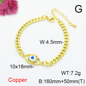 Fashion Copper Bracelet  F6B300785vbmb-L024