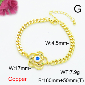 Fashion Copper Bracelet  F6B300787vbmb-L024
