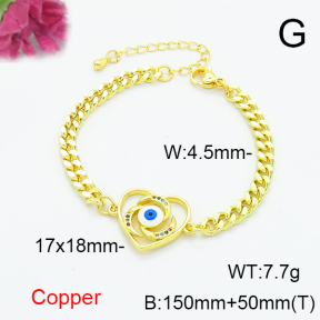 Fashion Copper Bracelet  F6B300788vbmb-L024