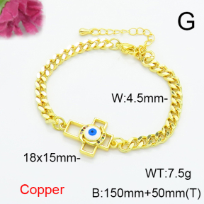 Fashion Copper Bracelet  F6B300789vbmb-L024