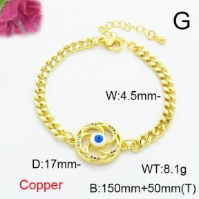 Fashion Copper Bracelet  F6B300790vbmb-L024