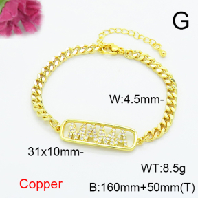 Fashion Copper Bracelet  F6B405523vbnb-L024