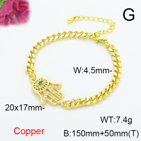 Fashion Copper Bracelet  F6B405528vbnb-L024
