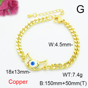 Fashion Copper Bracelet  F6B405531vbmb-L024