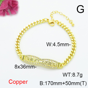 Fashion Copper Bracelet  F6B405533vbnb-L024