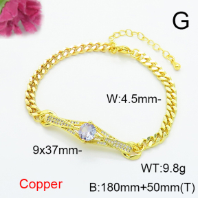 Fashion Copper Bracelet  F6B405534vbnb-L024