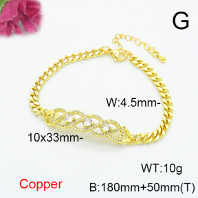 Fashion Copper Bracelet  F6B405539vbnb-L024