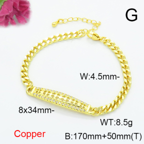 Fashion Copper Bracelet  F6B405540vbnb-L024