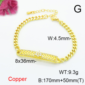 Fashion Copper Bracelet  F6B405542vbnb-L024