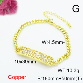 Fashion Copper Bracelet  F6B405543vbnb-L024