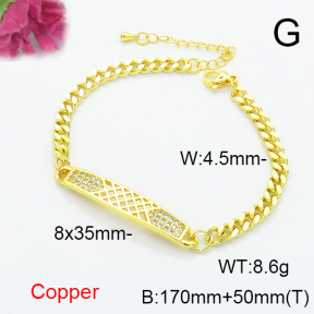Fashion Copper Bracelet  F6B405546vbnb-L024