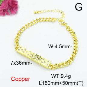 Fashion Copper Bracelet  F6B405547vbnb-L024