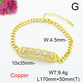 Fashion Copper Bracelet  F6B405548vbnb-L024