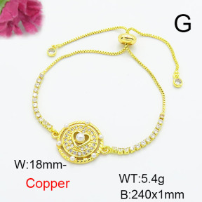 Fashion Copper Bracelet  F6B405556vbnb-L024