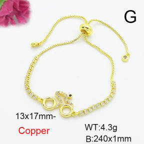 Fashion Copper Bracelet  F6B405559bbml-L024