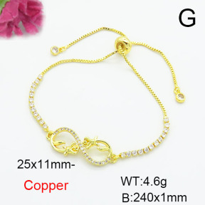 Fashion Copper Bracelet  F6B405572bbml-L024