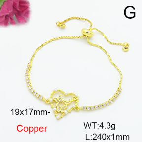 Fashion Copper Bracelet  F6B405574bbml-L024