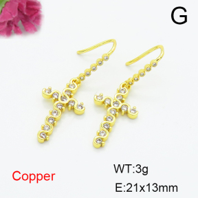 Fashion Copper Earrings  F6E404358vbnb-L024