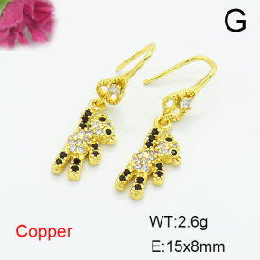 Fashion Copper Earrings  F6E404360vbnb-L024