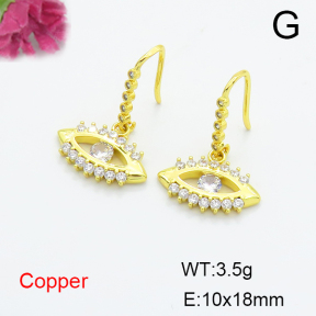 Fashion Copper Earrings  F6E404364vbnb-L024