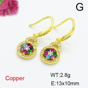 Fashion Copper Earrings  F6E404366vbnb-L024
