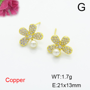 Fashion Copper Earrings  F6E404367ablb-L024