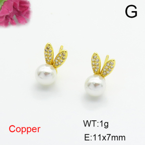 Fashion Copper Earrings  F6E404369aakl-L024