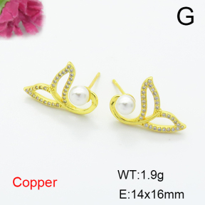 Fashion Copper Earrings  F6E404374ablb-L024