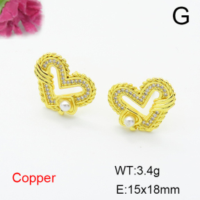 Fashion Copper Earrings  F6E404378ablb-L024