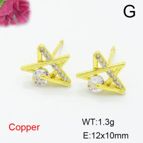 Fashion Copper Earrings  F6E404380aakl-L024