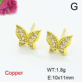 Fashion Copper Earrings  F6E404381aakl-L024