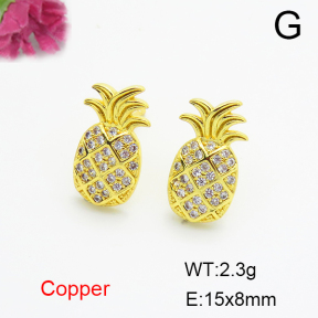 Fashion Copper Earrings  F6E404391ablb-L024