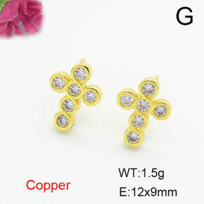 Fashion Copper Earrings  F6E404397aakl-L024