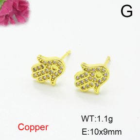 Fashion Copper Earrings  F6E404398aakl-L024