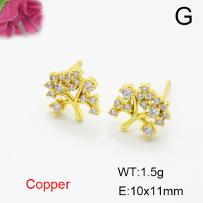 Fashion Copper Earrings  F6E404399aakl-L024
