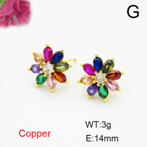 Fashion Copper Earrings  F6E404400vbmb-L024