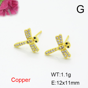 Fashion Copper Earrings  F6E404403aakl-L024