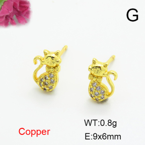 Fashion Copper Earrings  F6E404408aakl-L024