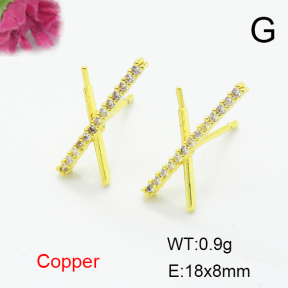Fashion Copper Earrings  F6E404411aakl-L024