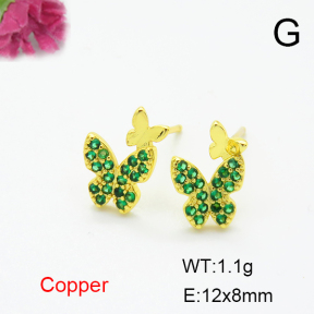 Fashion Copper Earrings  F6E404412aakl-L024