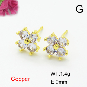 Fashion Copper Earrings  F6E404414aakl-L024