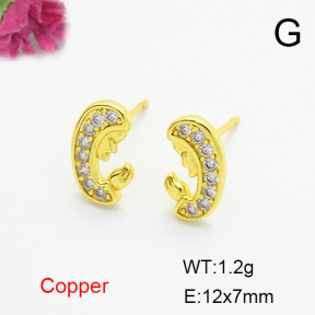 Fashion Copper Earrings  F6E404417aakl-L024