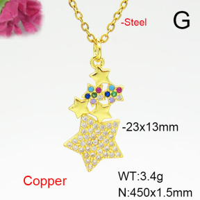 Fashion Copper Necklace  F6N405056aajl-L024