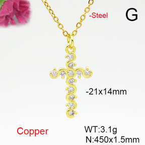 Fashion Copper Necklace  F6N405057vaia-L024