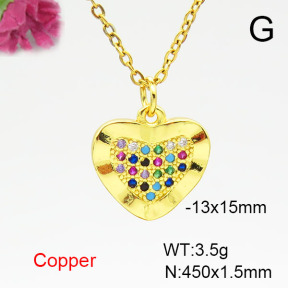 Fashion Copper Necklace  F6N405059vail-L024