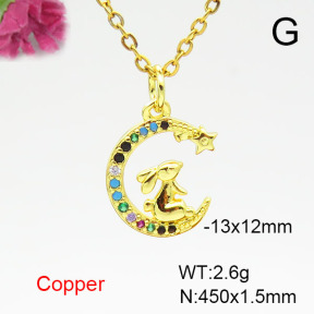 Fashion Copper Necklace  F6N405060vail-L024